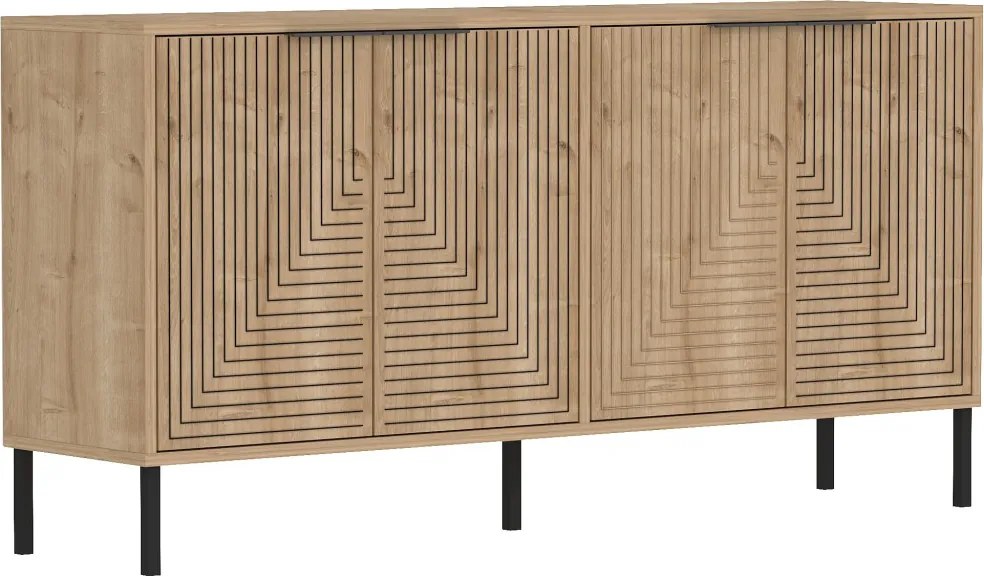 Lurea komód, zafír tölgy, 150 cm