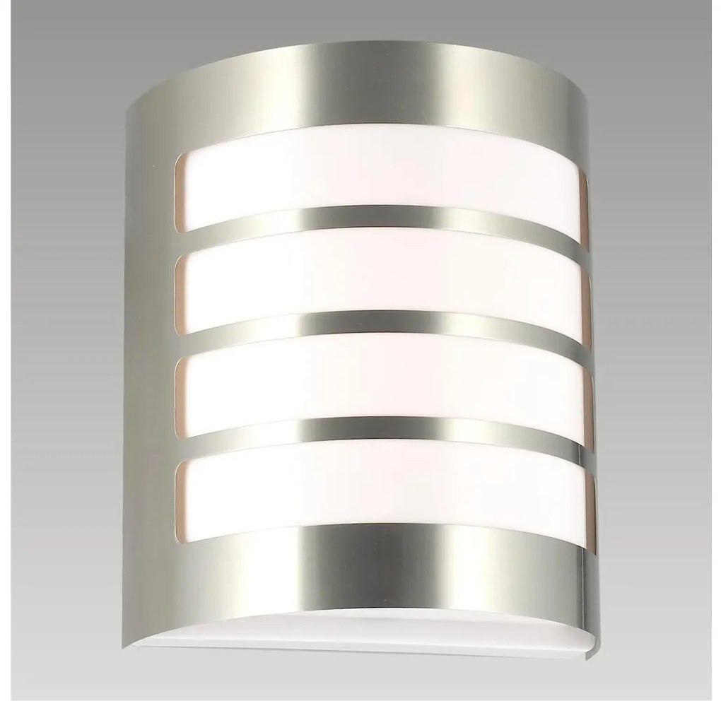 PREZENT 61005 - TOLEDO kültéri fali lámpa 1xE27/60W rozsdamentes acél IP44