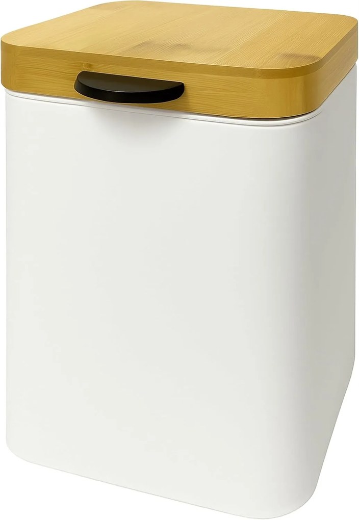 Fali szemeteskosár 3L Soft Close Bambusz Fürdőszoba Matt