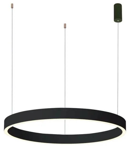 ITALUX 5902854537860 BRASCO Modern Led Függesztett Lámpa Fehér, Fekete LED IP20