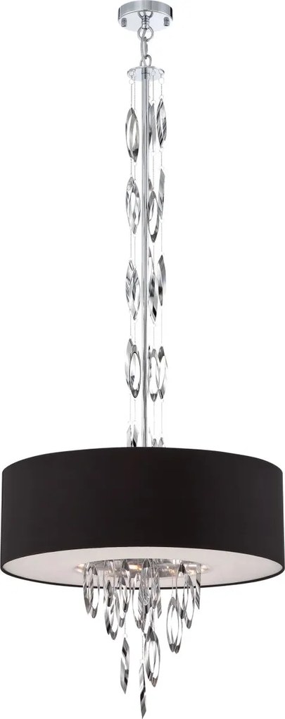 Quoizel glamour modern függeszték cascade csiszolt króm elsqzs-pccs2824c