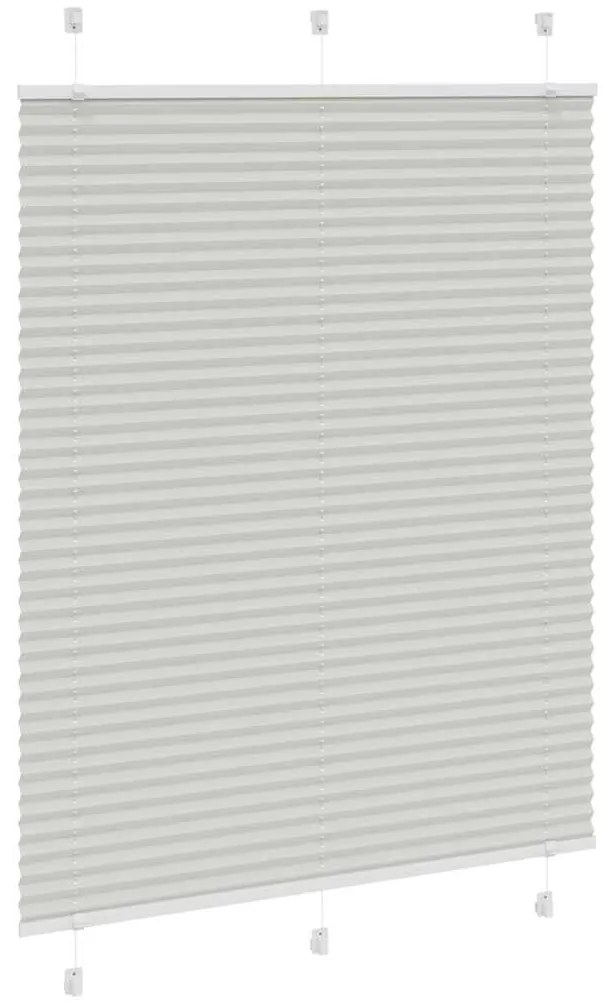 pliszírozott redőny világosszürke 105x150 cm Szövetszélesség