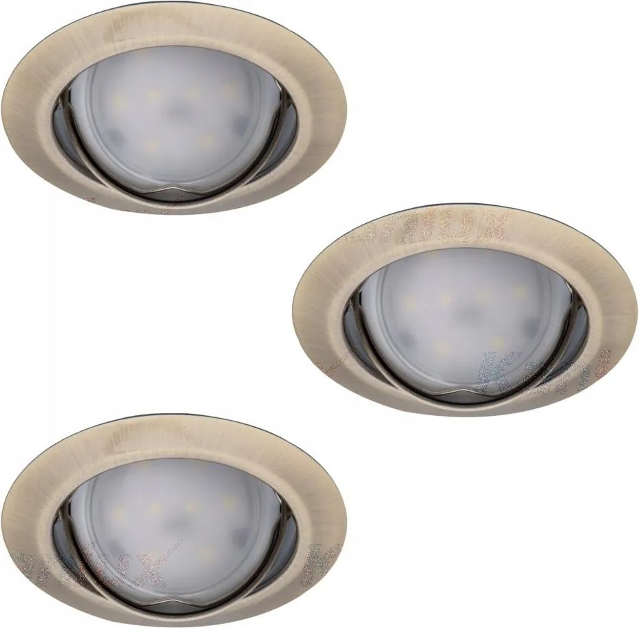 Beépíthető lámpatest készlet Tribis II O Ab 23846