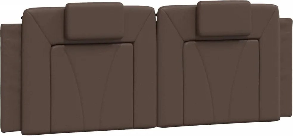 barna műbőr fejtámla párna Viana 140 cm