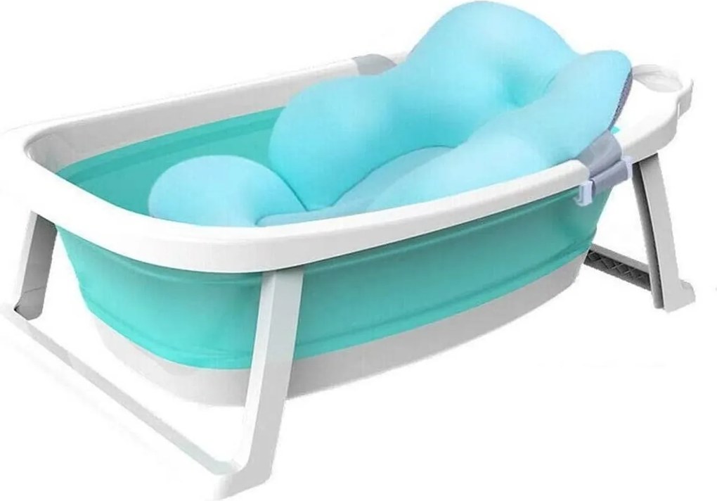 Babify Összecsukható babakád párnával, újszülötteknek és kisgyermekeknek, BPA mentes, lányoknak és fiúknak 0-3 éves korig