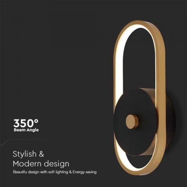 LED Kültéri fali lámpa LED/15W/230V IP54 4000K réz