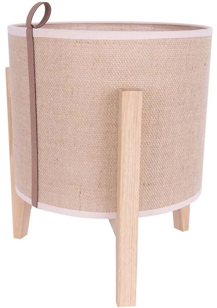 Spot-Light 73709174 - Asztali lámpa CASIOPEA 1xE27/40W/230V tölgy