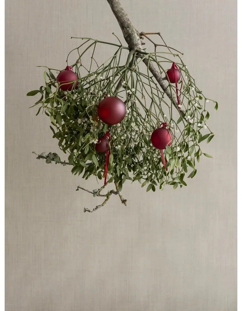 Üveg kézzel fújt karácsonyfadísz készlet 2 db-os ø 9 cm Juhla – Blomus