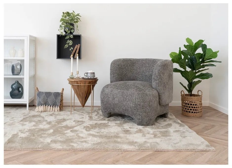Kék újrahasznosított pamut takaró 130x180 cm Izmir – House Nordic