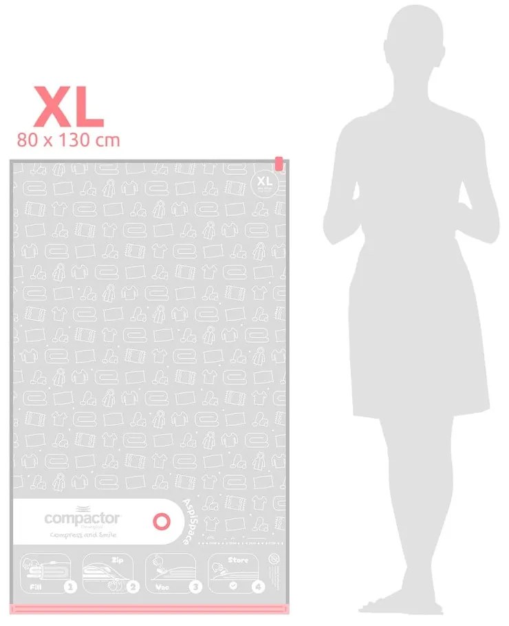 Vákuumzsák készlet 2 db-os Premium Valve XL – Compactor
