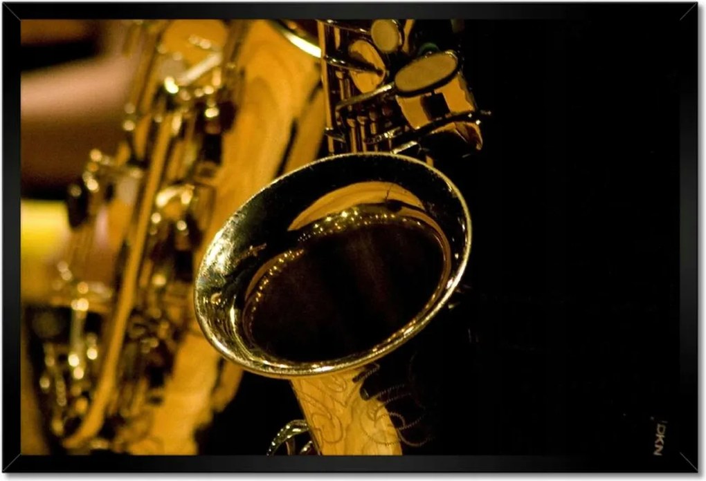 Plakátok keretben 60x40 Szaxofon