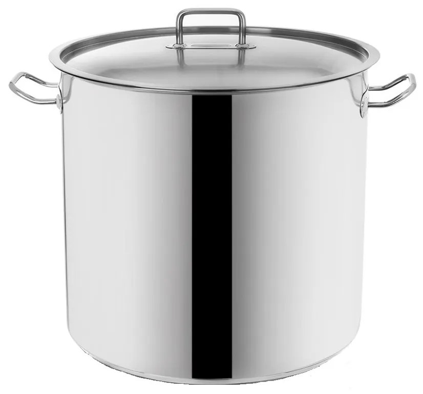 Orion Stock rozsdamentes acél edény fedővel, 22 l, 22 l