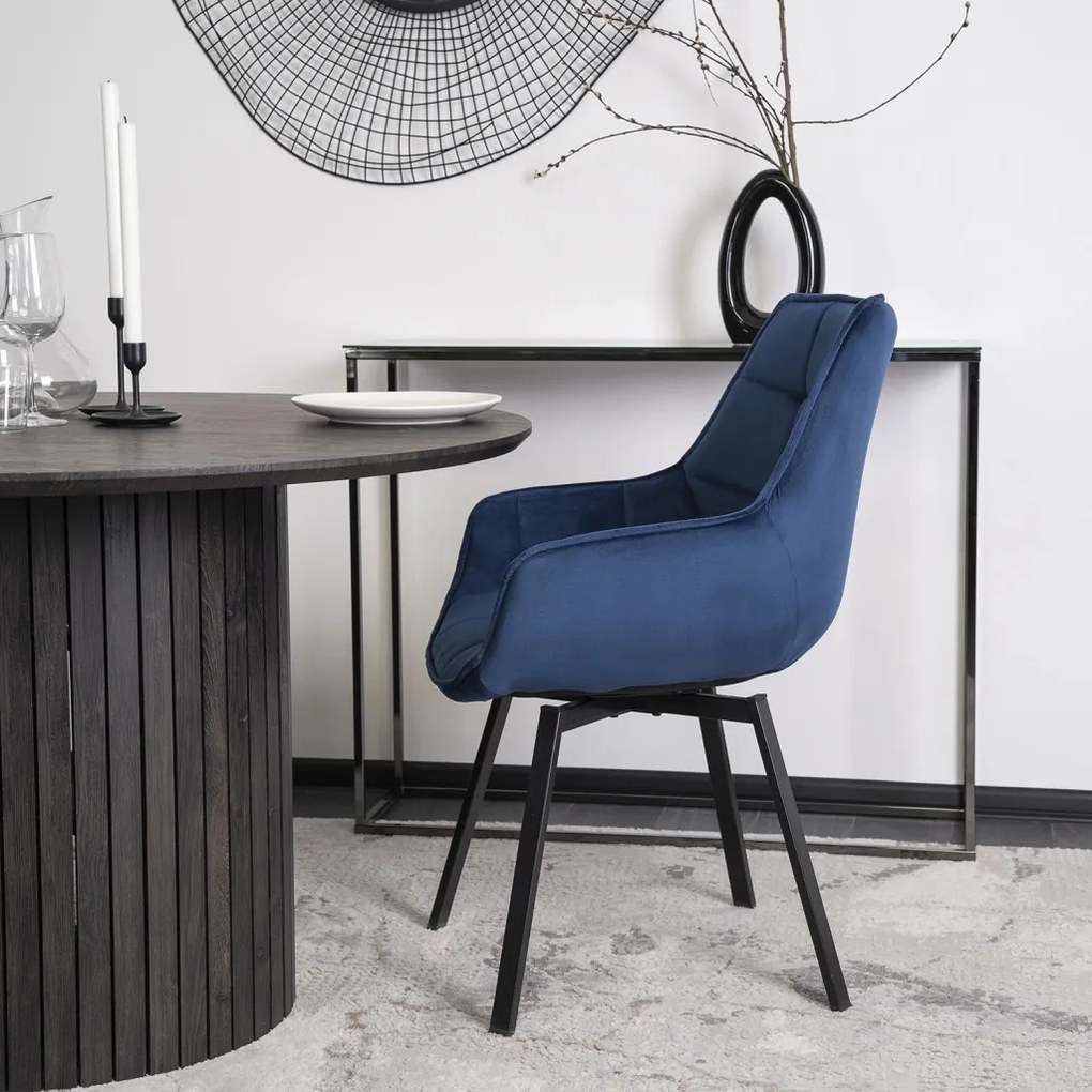 Forgó Étkezőszék Sötétkék Színben. LUNA