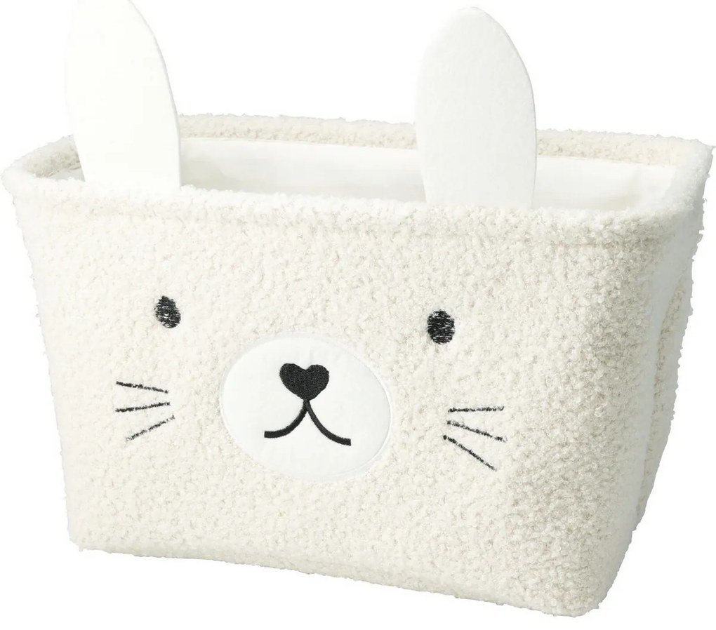 Hatu Gyerek tároló kosarak szett Nyuszi, 2 db ,krém