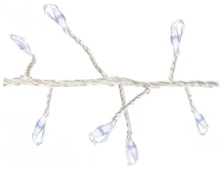 Martiel karácsonyi fénydrót, hideg fehér, 100 LED-es, 50 cm