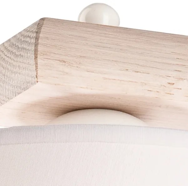 Fali lámpa 1xE27/60W/230V tölgy mintával