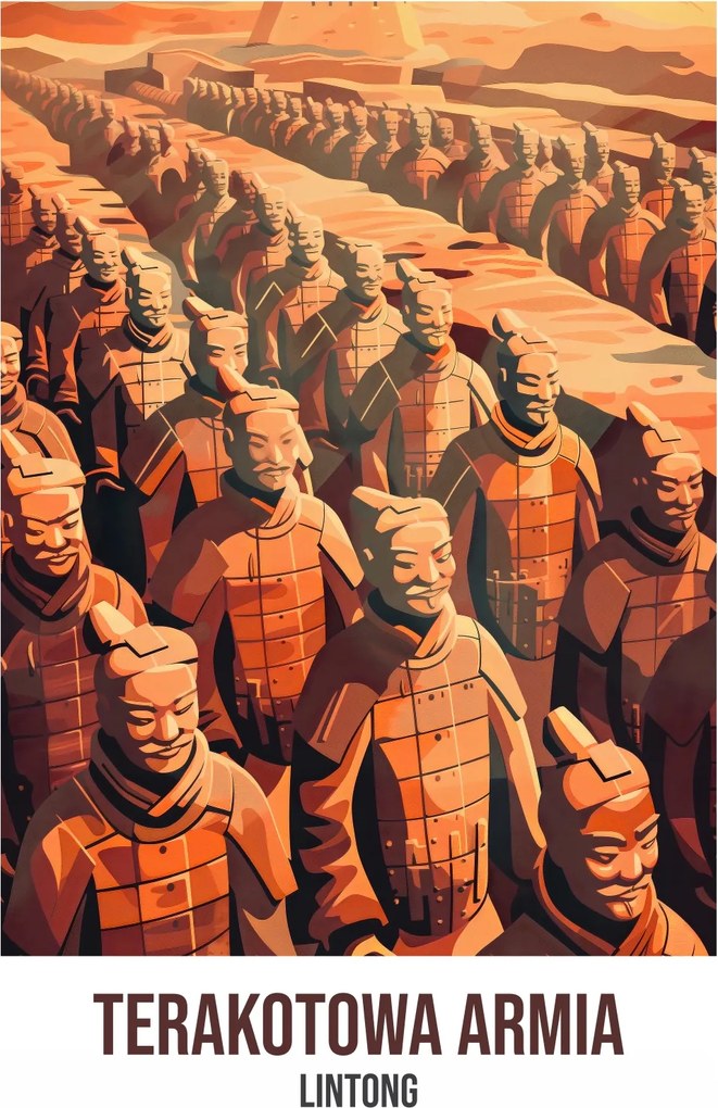 Poszter 20x30cm Terrakotta hadsereg