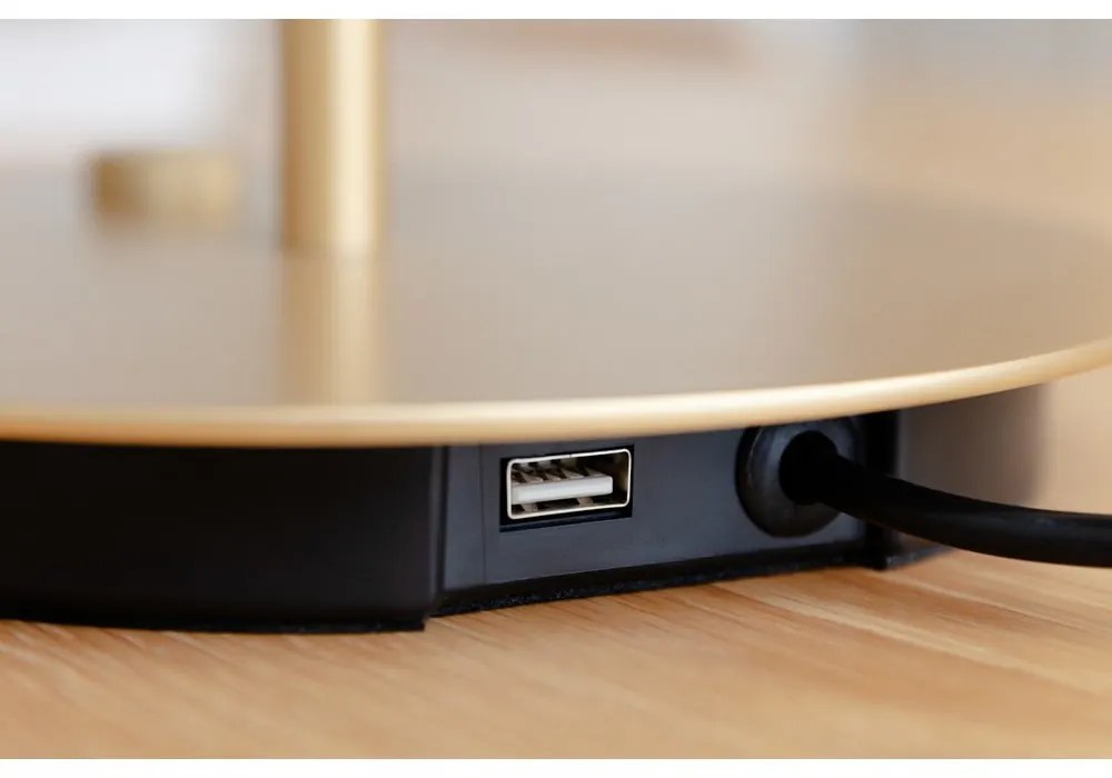 Sötétzöld LED dimmelhető asztali lámpa fém búrával (magasság 41,5 cm) Asteria Table – UMAGE