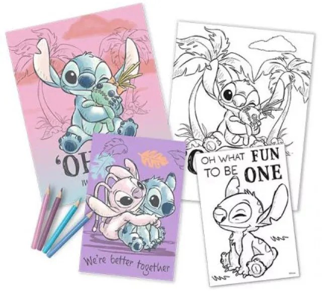Disney Lilo és Stitch, A csillagkutya Cheeky színező szett