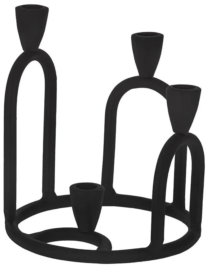 Eglo 422106 - JELLICOE gyertyatartó 22,5x19,5 cm fekete