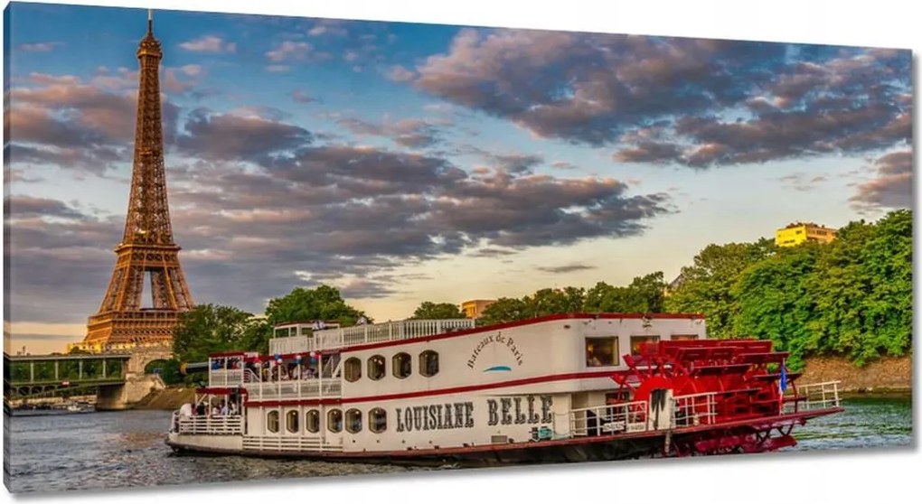 Festmények 115x55 Eiffel-torony Paris France