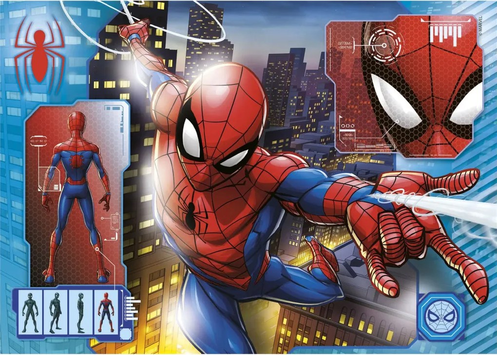 Pókember Partners in Suits 2x60 db-os puzzle Clementoni