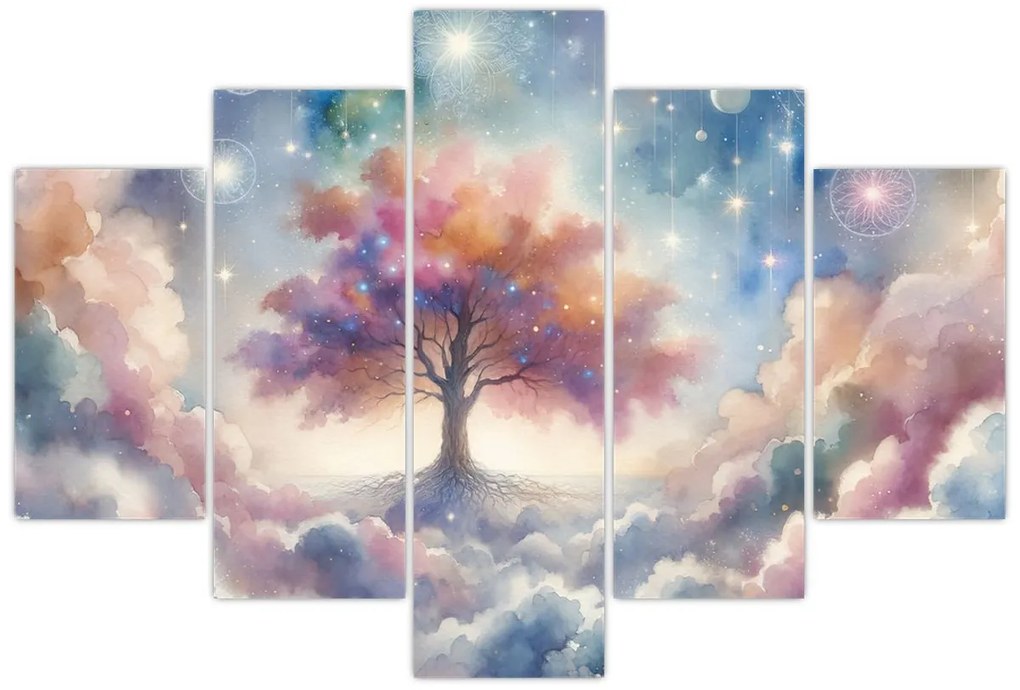Kép – Életfa a felhőkben (150x105 cm)