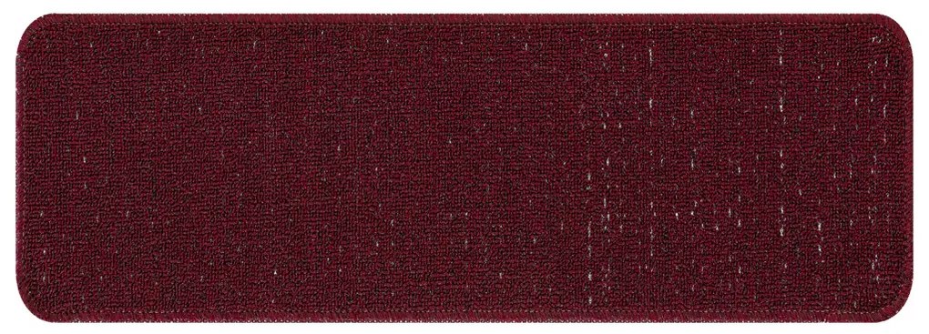 Lépcsőszőnyegek Latex Háttal Bordeaux 25x60 cm