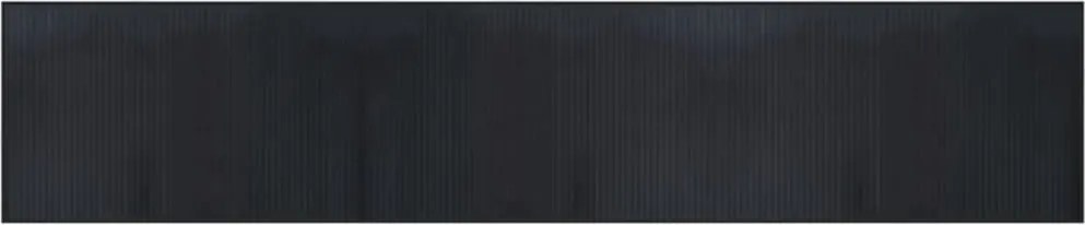vidaXL négyszögletű fekete bambusz szőnyeg 60 x 300 cm