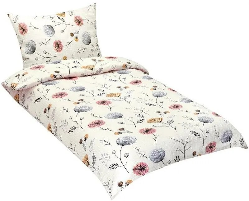 Bellatex krepp vászon Makovice bézs , 140 x 200,70 x 90 cm, 140 x 200 cm, 70 x 90 cm