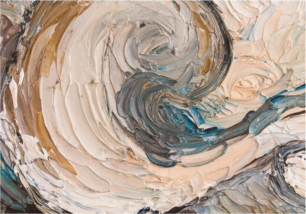 Dekoratív fotótapéta Falra Könnyű összeszerelés Színes örvények 312x219 Ragasztó