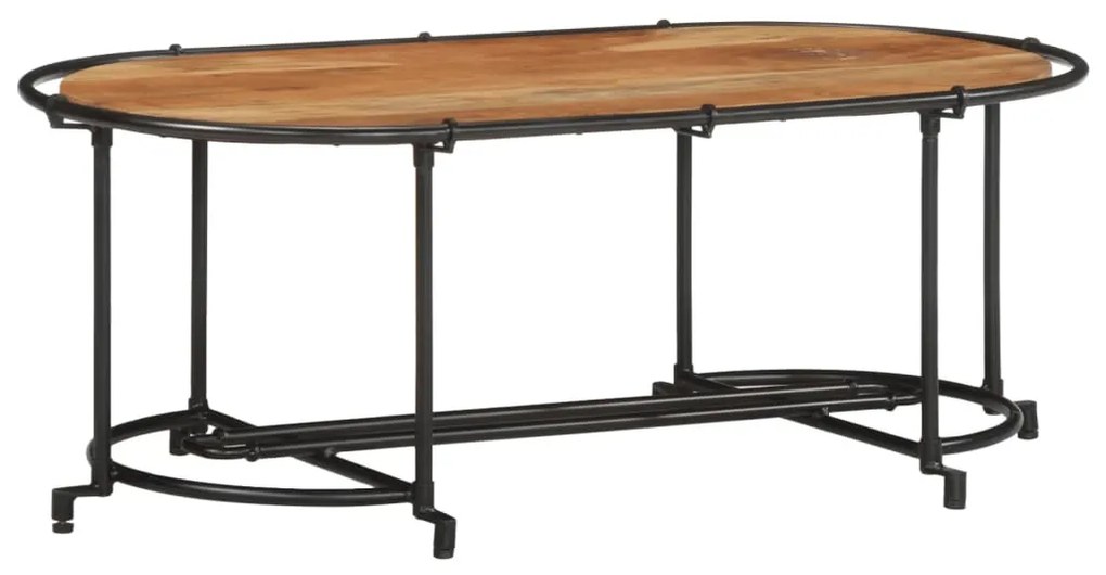 Tömör akácfa dohányzóasztal 110 x 55 x 40 cm