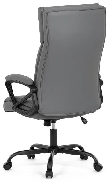 Irodai szék hintamechanikával, szürke műbőr kárpittal. KA-Y346 GREY