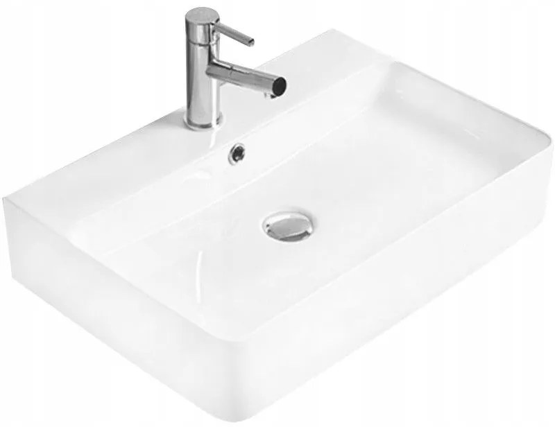 Mexen Benita mosdó pultra szerelhető 60 x 41 cm, fehér - 21396000