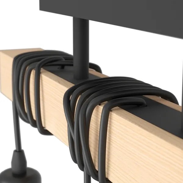 Eglo 43511 - LED felületre szerelhető csillár TOWNSHEND 3xE27/60W/230V