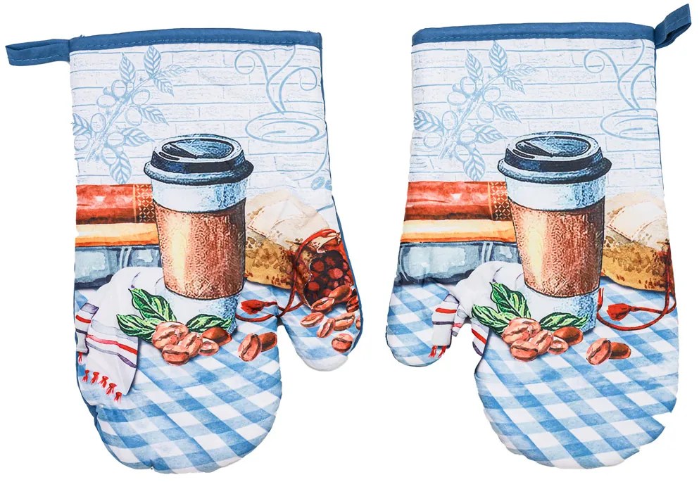COFFEE TOGO kék 2 db-os kesztyűszett mágnessel