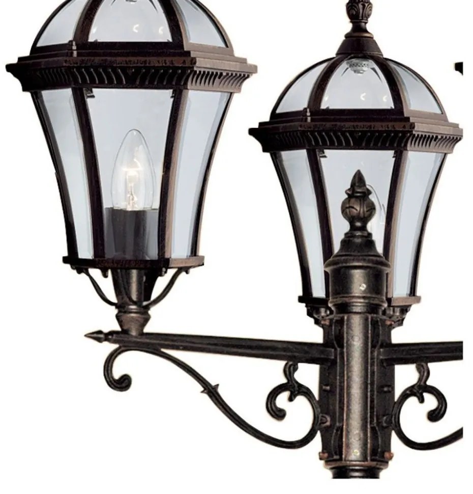 Kültéri Kandeláber Barna CAPRI SEARCHLIGHT 1569-3