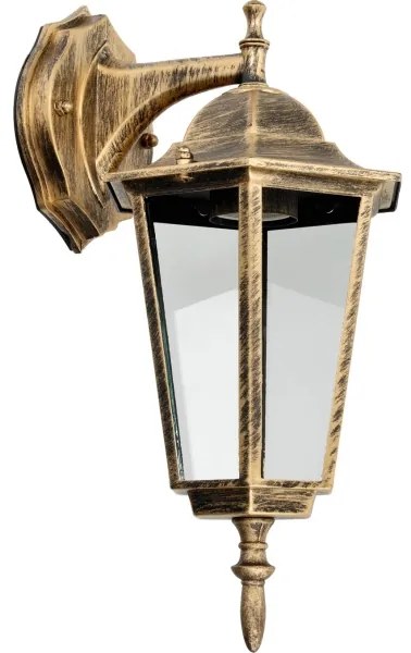 Kültéri fali lámpa 1xE27/60W/230V IP44 arany