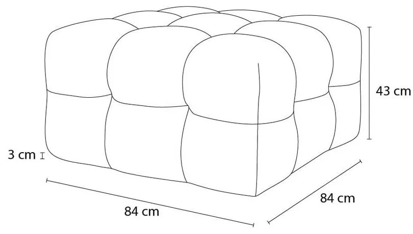 Rózsaszín lábtartó Cloud – Bobochic Paris