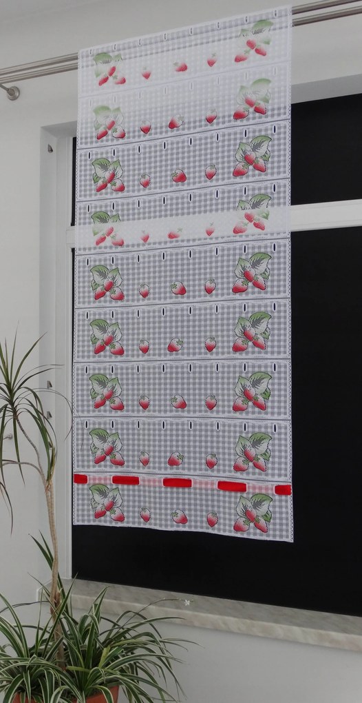 Mg Függöny Panel Eper fehér szín 60x140cm