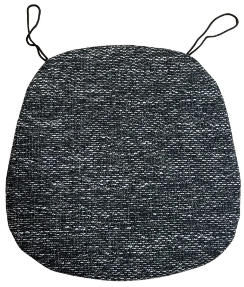 Székpárna vékony Deluxe fekete 40x40cm TiaHome