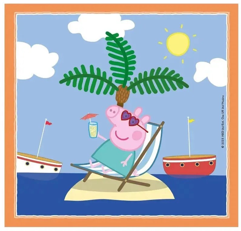 Peppa malac Relaxing 3x48 db-os puzzle Clementoni