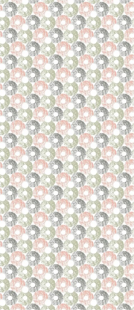 Matrica Fotótapéta Pasztell Kerekek Geometria Absztrakt Minta 91x211