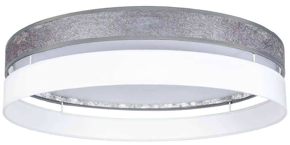 LED Dimmelhető mennyezeti lámpa LIMA LED/36W/230V Wi-Fi Tuya + távirányító ezüst/fehér