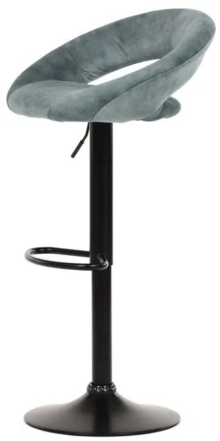 Kék Szövet Bárszék. AUB-822 BLUE4