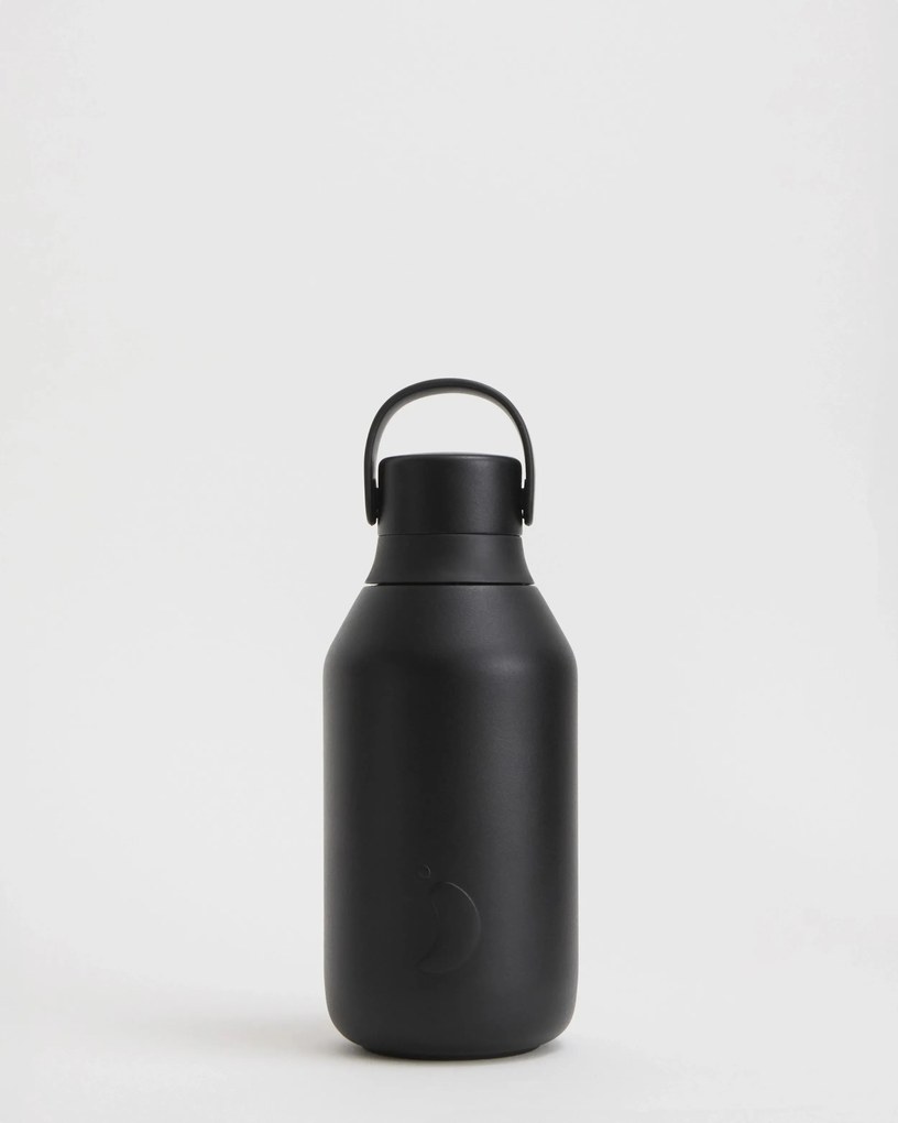 Chilly's Bottles termosz Onyx fekete, 3-as széria, 350 ml