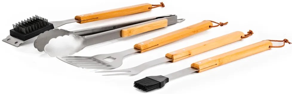 Grillezőeszköz G21 tisztítókefe fa nyéllel