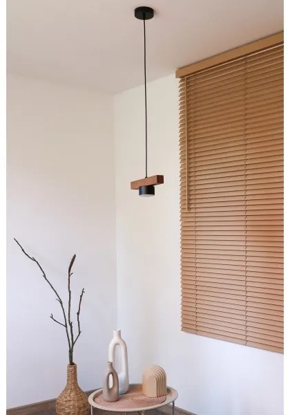 Duolla - Kábelcsillár IRONLINE 1xGX53/3W/230V fenyő/tölgy/fekete