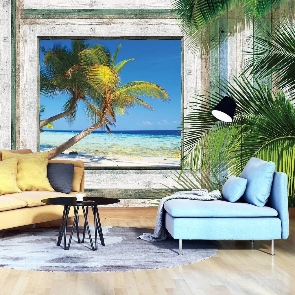 Fotótapéta - Strand, tenger, homok (152,5x104 cm)