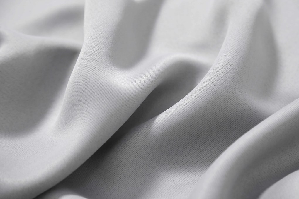 OXFORD LIGHT világosszürke függöny 140x250 cm Felfüggesztés: Hullámos sínszalag